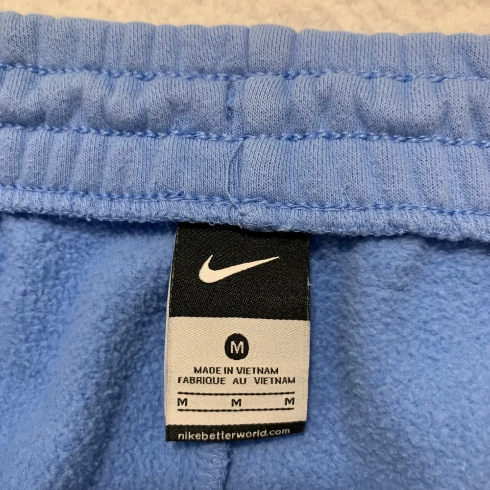 Nike UNC Tar Heels Sweatpants Mens M 33x30 Carolina Fleece Open Hem Logo Blue
